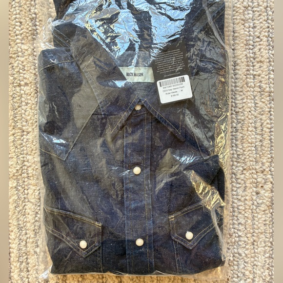 Buck mason Denim western shirt - Picture 6 of 6